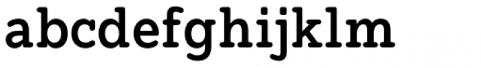 Hellschreiber Serif Bold Font LOWERCASE