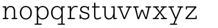 Hellschreiber Serif Light Font LOWERCASE