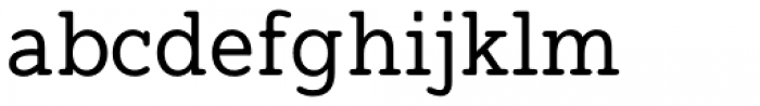 Hellschreiber Serif Medium Font LOWERCASE