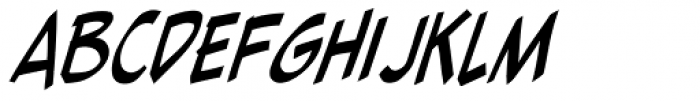 Hellshock Bold Italic Font UPPERCASE