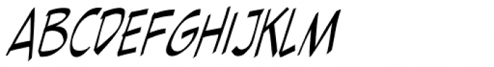 Hellshock Italic Font UPPERCASE