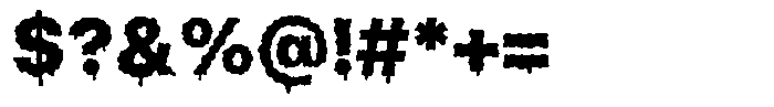 Hellwin Drips Font OTHER CHARS