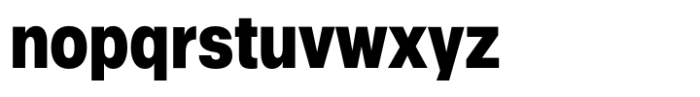 Helo Condensed Black Font LOWERCASE