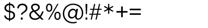 Helo Regular Font OTHER CHARS
