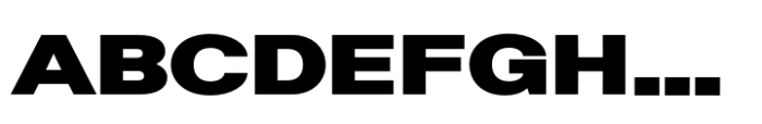 Helonik Extended Black Font UPPERCASE