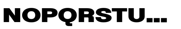 Helonik Extended Black Font UPPERCASE