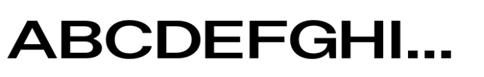 Helonik Extended Demi Bold Font UPPERCASE