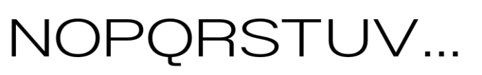 Helonik Extended Light Font UPPERCASE
