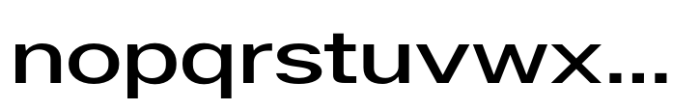 Helonik Extended Medium Font LOWERCASE