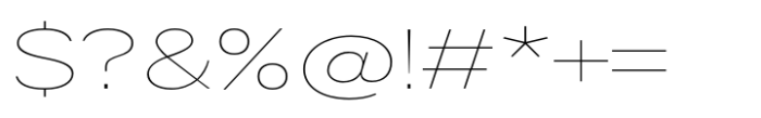 Helonik Extended Ultra Light Font OTHER CHARS