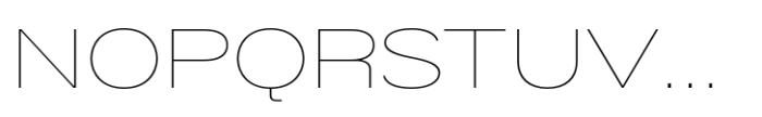 Helonik Extended Ultra Light Font UPPERCASE