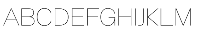 Helonik Ultra Light Font UPPERCASE