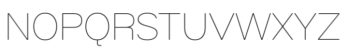 Helonik Ultra Light Font UPPERCASE