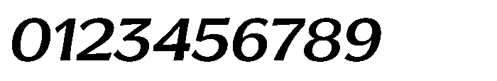 Helsika Semi Bold Semi Expanded Italic Font OTHER CHARS