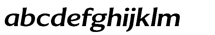 Helsika Semi Bold Semi Expanded Italic FONT