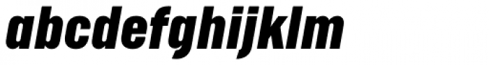 Helsinki Black Italic Font LOWERCASE