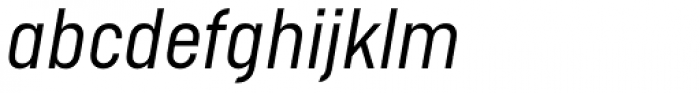 Helsinki ExtraLight Italic Font LOWERCASE