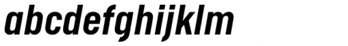 Helsinki Medium Italic Font LOWERCASE