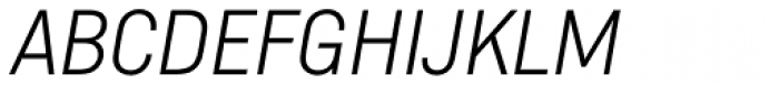 Helsinki Thin Italic Font UPPERCASE