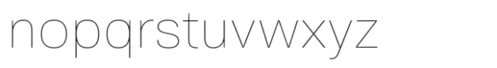 Heltar Thin Font LOWERCASE