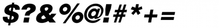 Helvetica Black Oblique Font OTHER CHARS