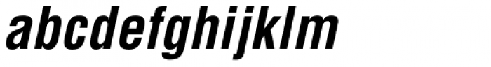 Helvetica Cond Bold Oblique Font LOWERCASE