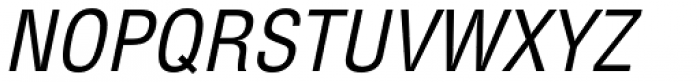 Helvetica Cond Oblique Font UPPERCASE