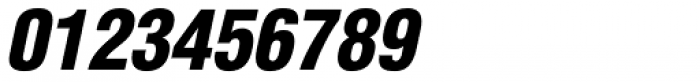 Helvetica Condensed Black Oblique Font OTHER CHARS