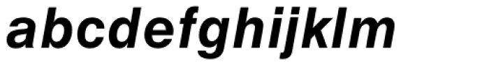 Helvetica Greek Bold Oblique Font LOWERCASE