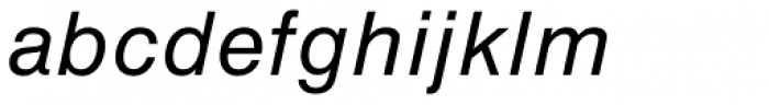 Helvetica Greek Oblique Font LOWERCASE