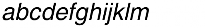 Helvetica Hebrew Italic Font LOWERCASE