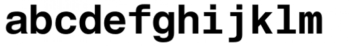 Helvetica Monospaced Pro Bold Font LOWERCASE