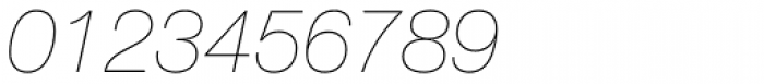 Helvetica Neue 26 UltraLight Italic Font OTHER CHARS