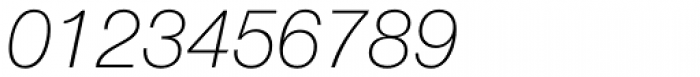 Helvetica Neue 36 Thin Italic Font OTHER CHARS