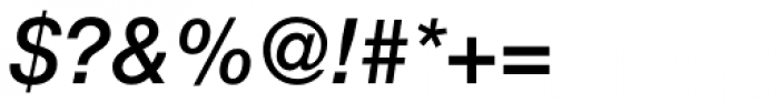 Helvetica Neue 66 Medium Italic Font OTHER CHARS