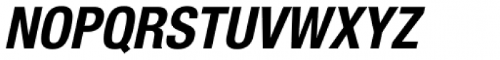 Helvetica Neue 77 Cond Bold Oblique Font UPPERCASE