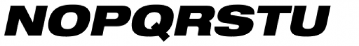 Helvetica Neue 93 Ext Black Oblique Font UPPERCASE