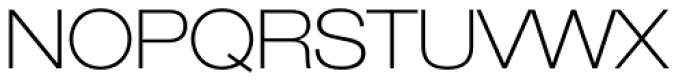 Helvetica Neue LT Std 33 Thin Extended Font UPPERCASE