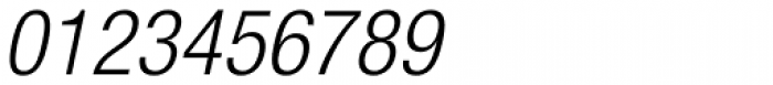 Helvetica Neue LT Std 47 Light Condensed Oblique Font OTHER CHARS