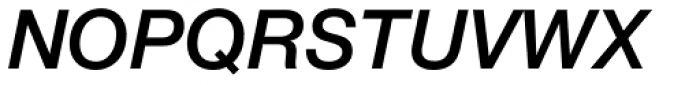 Helvetica Neue LT Std 66 Medium Italic Font UPPERCASE