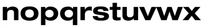 Helvetica Neue LT Std 73 Bold Extended Font LOWERCASE