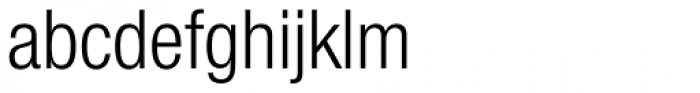 Helvetica Neue Paneuropean W1G 47 Cond Light Font LOWERCASE