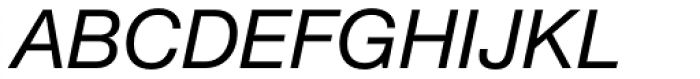 Helvetica Neue Paneuropean W1G 56 Italic Font UPPERCASE