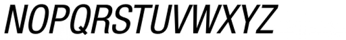 Helvetica Neue Paneuropean W1G 57 Cond Oblique Font UPPERCASE