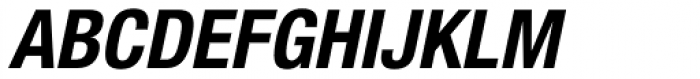 Helvetica Neue Pro Cond Bold Oblique Font UPPERCASE