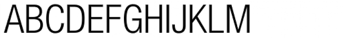 Helvetica Neue Pro Cond Light Font UPPERCASE