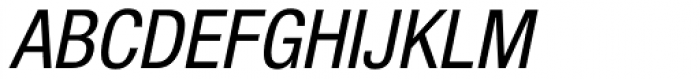 Helvetica Neue Pro Cond Oblique Font UPPERCASE