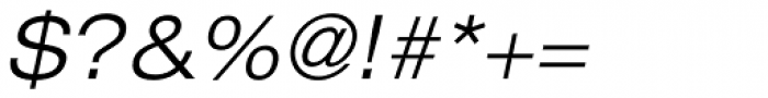 Helvetica Neue Pro Extd Light Oblique Font OTHER CHARS