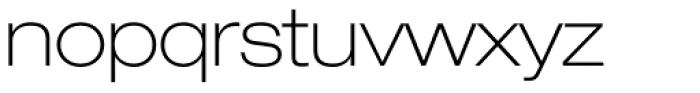 Helvetica Neue Pro Extd Thin Font LOWERCASE