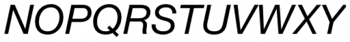 Helvetica Neue Pro Italic Font UPPERCASE